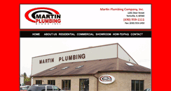 Desktop Screenshot of martinplumbingco.com